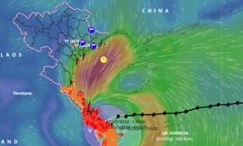 Bão suy yếu thành áp thấp nhiệt đới, cảnh báo tím sạt lở đất nhiều tỉnh