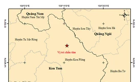 Tây Nguyên hứng 5 trận động đất trong sáng nay