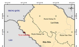 Xảy ra động đất ở Điện Biên
