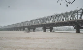 Lũ trên sông Hồng tại Hà Nội đạt đỉnh lúc 22h tối nay