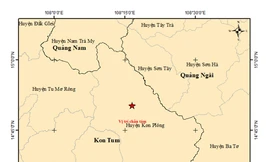 Chưa đầy một tuần, Quảng Nam và Kon Tum ghi nhận 27 trận động đất