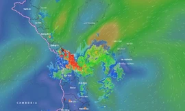 Vùng áp thấp có thể mạnh lên thành áp thấp nhiệt đới, đổ bộ miền Trung