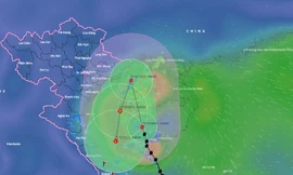 Bão áp sát vịnh Bắc Bộ, tiếp tục mạnh thêm