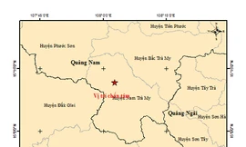 Động đất liên tiếp ở Quảng Nam