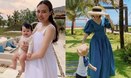 Đàm Thu Trang khoe ảnh con gái lúc mới sinh, Hòa Minzy bày tỏ lý do giấu diện mạo con trai