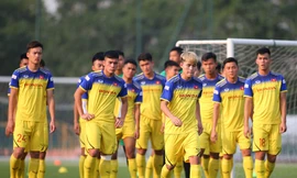 U22 Việt Nam đang tập luyện tại trung tâm đào tạo bóng đá trẻ VFF. Ảnh: Vietnamnet