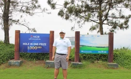 Golfer nhí Đặng Lê Huy xuấ sắc ghi HIO tại FLC Hanoi Junior Golf Tour 2019