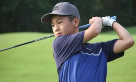 Golfer nhí Đoàn Uy lần đầu vô địch FLC Hanoi Junior Golf Tour 2019