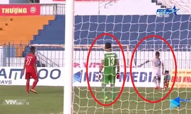 KỲ LẠ: Cầu thủ Cần Thơ tự sút phạt vào lưới nhà ở Cup Quốc gia