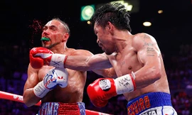 Pacquiao hạ tay đấm kém 10 tuổi, giành đai WBA hạng bán trung