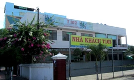 Nhà khách T102, nơi được cho là ông Lê Văn Vương và bà Hà Cẩm Hà hẹn hò nhau