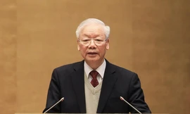 Tổng Bí thư Nguyễn Phú Trọng. Ảnh Như Ý