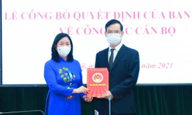 Trao quyết định điều động, bổ nhiệm ông Triệu Tài Vinh giữ chức Phó Trưởng ban Dân vận Trung ương.
