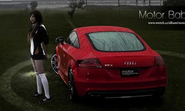 Em khỏe khoắn bên xế thể thao