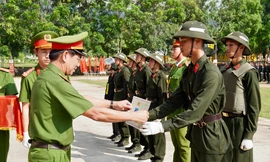 Hơn 1.700 chiến sĩ nghĩa vụ CAND hoàn thành khóa huấn luyện tại Tây Bắc