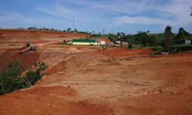 Phần đất cấp trái quy định cho ông Nguyễn Ngọc Bắc