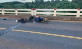 Hiện trường vụ tai nạn giao thông