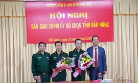 Toàn cảnh hội nghị bàn giao ngày 23/11 tại TP.Gia Nghĩa, Đắk Nông