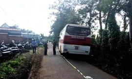 Công an khám nghiệm hiện trường