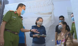 Công an TP Buôn Ma Thuột làm việc với các đối tượng