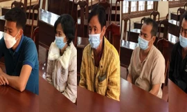 Nhóm đánh bạc tại cơ quan điều tra