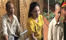 Ba đối tượng Luân, Liên, Tiến tại cơ quan điều tra