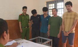 4 đối tượng đánh công an tại cơ quan điều tra