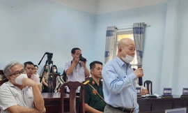 Ông Đinh Ngọc Hệ tại phiên tòa.