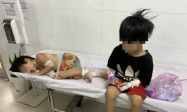 Trẻ bị bỏng trong vụ cháy đang điều trị tại bệnh viện