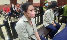 Võ Thùy Linh tại phiên tòa phúc thẩm.