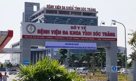 Bệnh viện Đa khoa tỉnh Sóc Trăng - nơi xảy ra sự việc. Ảnh: Việt Tường.