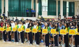 18 đội tưng bừng tranh tài ở VCK giải bóng chuyền sinh viên toàn quốc 2023