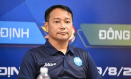 HLV Vũ Hồng Việt: 'Mục tiêu của Thép Xanh Nam Định là đoạt siêu cúp trên sân nhà'