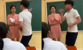 Bộ GD&ĐT đang ​phối hợp xác minh tính xác thực của clip “học sinh tát giáo viên”
