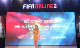 Hoàng Thùy Linh cổ vũ cho FIFA Online 2 Việt Nam