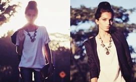 Cá tính với hai màu đen và trắng