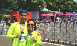 VĐV Ngô Lâm tham gia Tiền Phong Marathon 2022 từng 6 lần hóa trị, 25 lần xạ trị