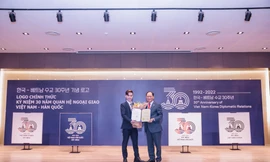 Công bố logo chính thức kỷ niệm 30 năm thiết lập quan hệ ngoại giao Việt Nam – Hàn Quốc