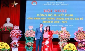 Tiến sĩ Nguyễn Thị Kim Nguyên là Tân Hiệu trưởng Trường Đại học Sao Đỏ