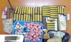 Tang vật bị công an thu giữ