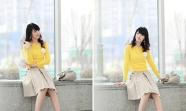 Đón gió lạnh với màu vàng năng động