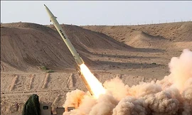 Iran phóng thử tên lửa mới ở Vịnh Ba Tư