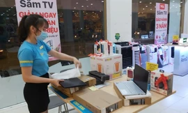 Các siêu thị điện máy thời gian qua có doanh thu tăng mạnh.