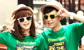 Cùng chàng diện áo đôi xuống phố