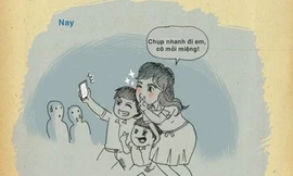 Hình ảnh siêu ngộ nghĩnh: Khác biệt thầy cô xưa và nay