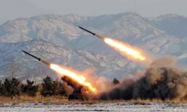 Một vụ thử tên lửa của Triều Tiên