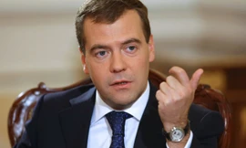 Thủ tướng Nga Dmitry Medvedev