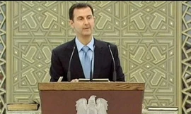 Ông Bashar al-Assad tuyên thệ nhậm chức tại dinh tổng thống ở Damascus