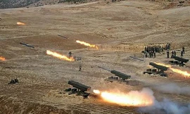 Một cuộc tập bắn pháo của Triều Tiên năm 2013