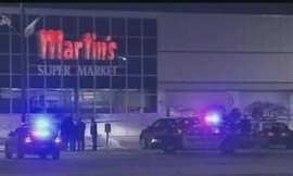 Hiện trường vụ xả súng ở siêu thị Martin's, bang Indiana